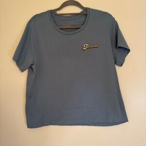 Tecovas Blue Women’s T-Shirt Size L cowgirl western